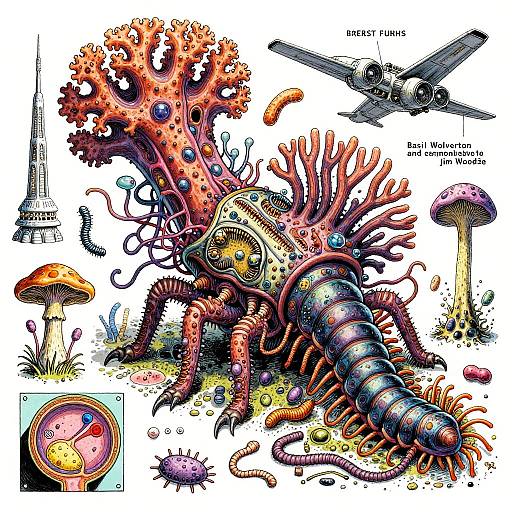Eternity Chimera: Surreal Marine Anatomy