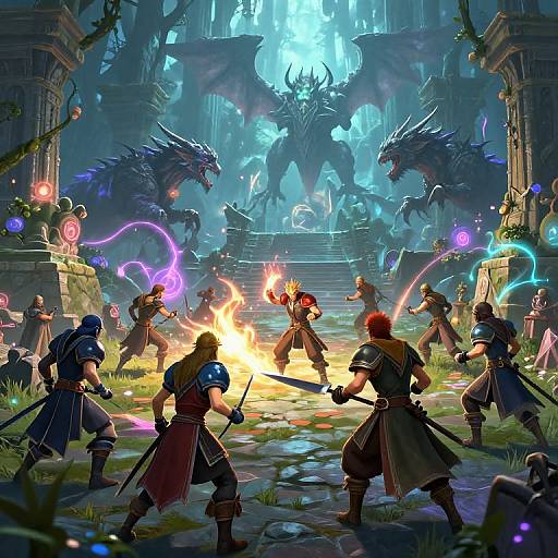 FF11-Inspired Heroic Fantasy Battle