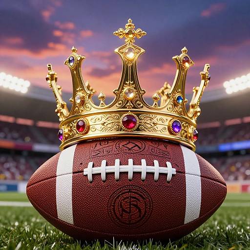 Mystical Fantasy Football Victory Crown