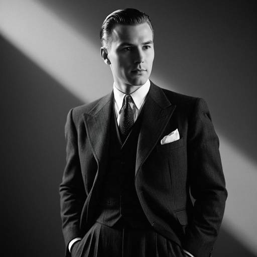 Vintage 1930s Mens Suit Portrait