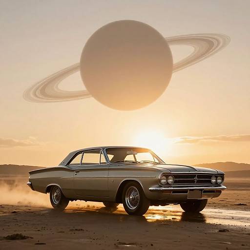 1966 Mercury Comet Cyclone at Sunset