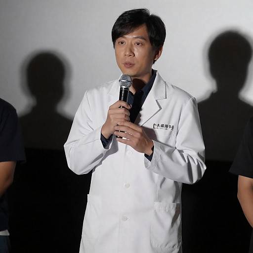 Dynamic Lab Scene with Two Figures