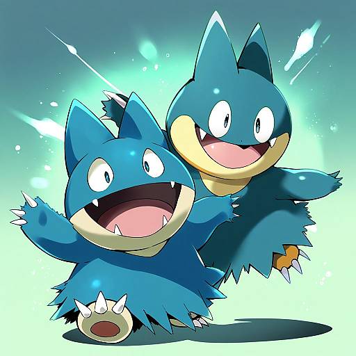 Illustration of Munchlax, pokemon in the style of Murabito c