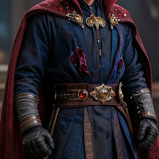 Detailed Doctor Strange Costume Close-Up
