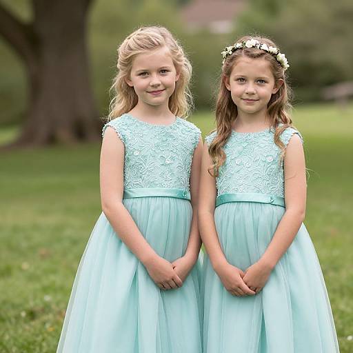 Greyed Jade Wedding & Flower Girl Ideas