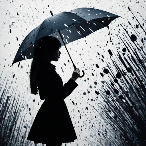 Mysterious Teenage Girl Silhouette Art Mysterious Teenage Girl Silhouette Art