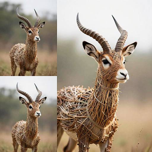 Ethereal Woven Vine Antelope