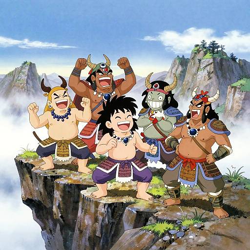 Whimsical Mountain Rakshasa Posse