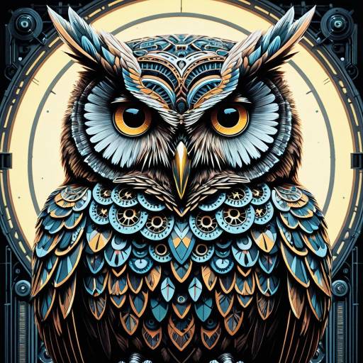 Ultra-Realistic Bio-Mechanical Owl