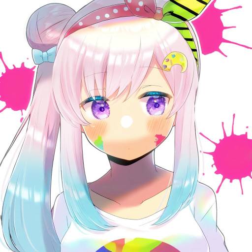 Illustration of Airani iofifteen, hololive in the style of Kou hiyoyo