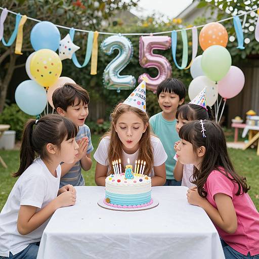 25th Birthday Garden Party Celebration