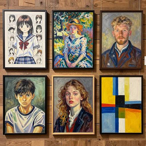 Visual Art Styles Side-by-Side