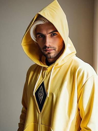Man in Yellow Diamond Cosplay Hoodie