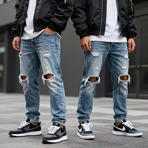 Urban Streetwear Bomber Jacket Style