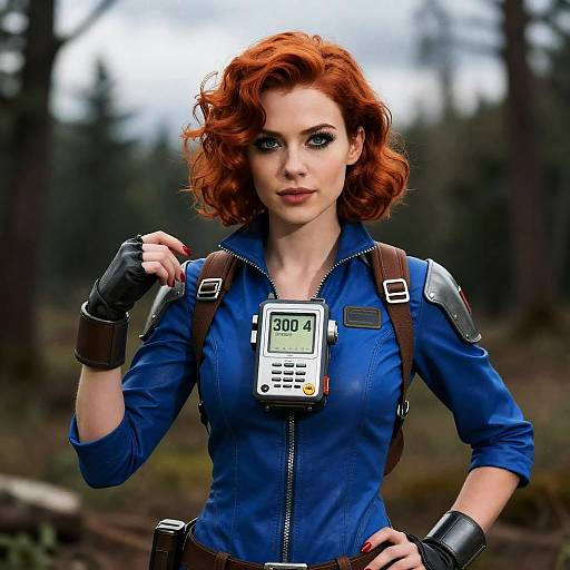 Post-Apocalyptic Vault Girl Portrait