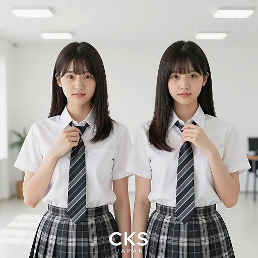 Young Asian Women in Stylish Attire