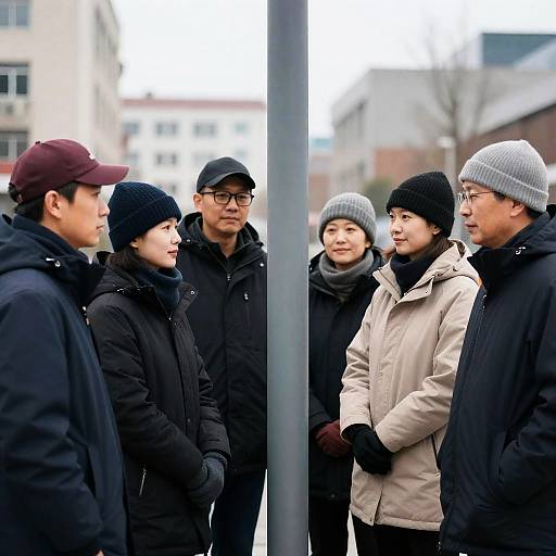 Cozy Winter Gathering at the Pole