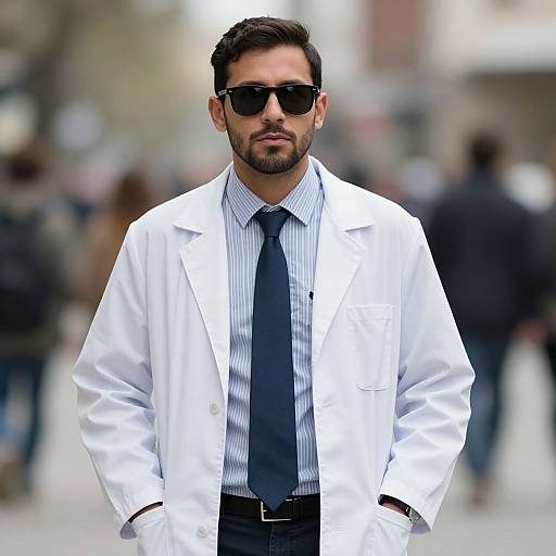 Mad Scientist Male Costume Portrait