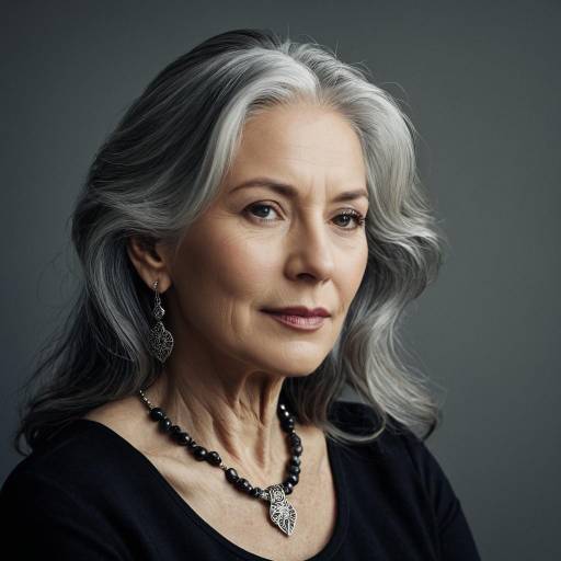 Elegant Portrait of a Mature Woman