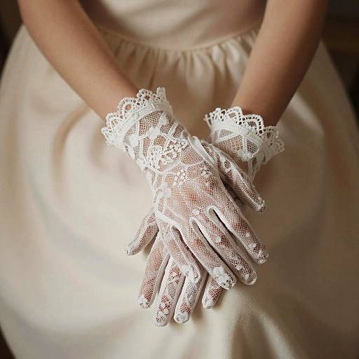 Romantic Vintage Lace Gloves Fashion