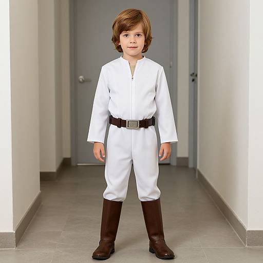 Child in Kid Luke Skywalker Costume