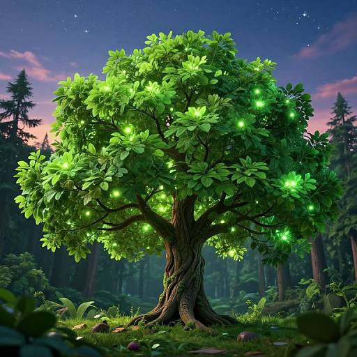 Vibrant Tree of Growth and Life