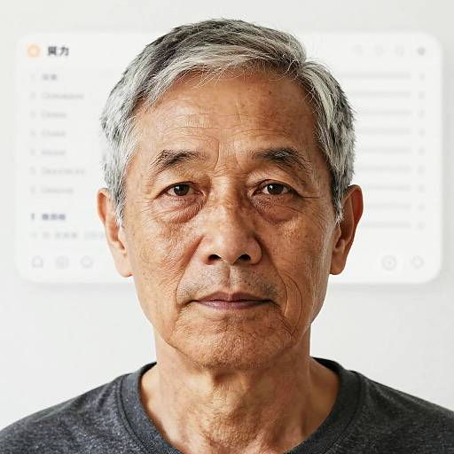 Realistic AI Elderly Photo Transformation