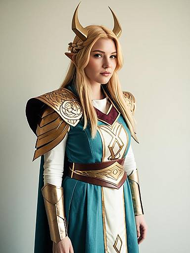 Sexy Realistic Freyja Wion Cosplay Photo