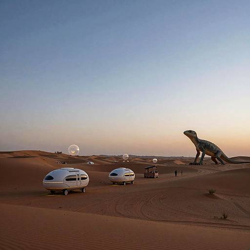 Serene Twilight Desert on Damogran