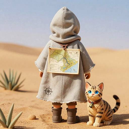 Desert Scout and Luminous Sand Kitten