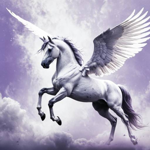 Ethereal Pegasus Design with Wing Stretch Ethereal Pegasus Design with Wing Stretch