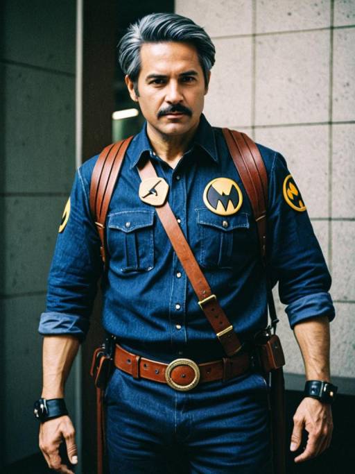 Man in Bolo Cosplay Costume
