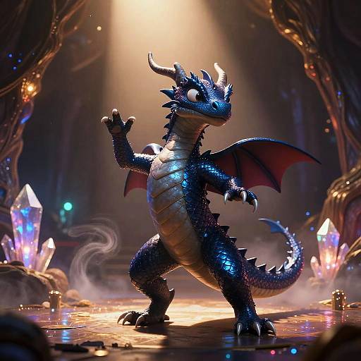 Midnight Blue Dragonling Performance