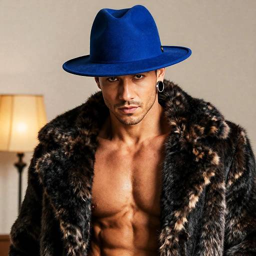 Stylish Portrait of a Muscular Man