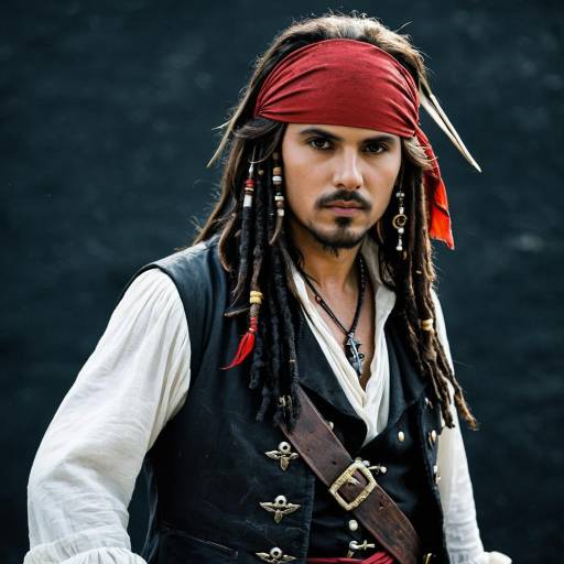 Captain Jack Sparrow Pirate Cosplay Costume