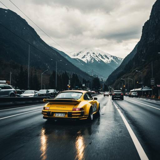 Cinematic Drift of a Tuned Porsche