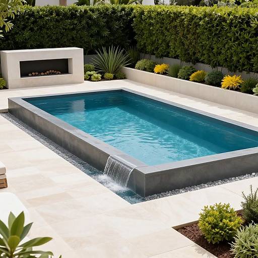 Modern Minimalist Outdoor Pool Design