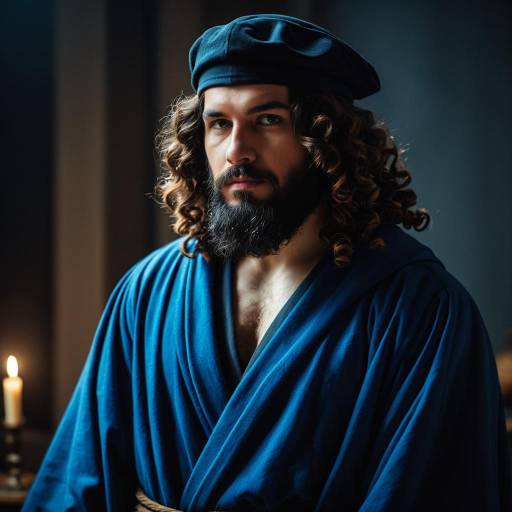 Leonardo Cosplay Costume with Dramatic Lighting