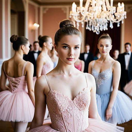 Young Ballet Dancer in Pink Tutu