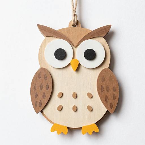 Creative Owl Ornament Craft Idea