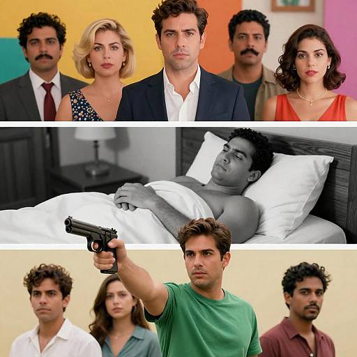 Dramatic Movie Poster Collage Creation