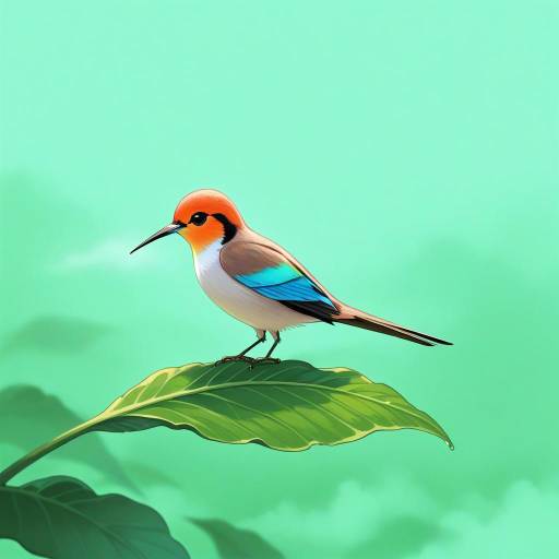 Realistic Hummingbird with Hazel Eyes