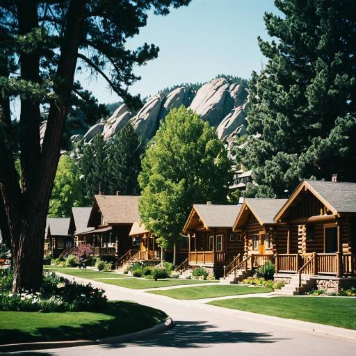 Scenic Boulder Log Cabin Neighborhood