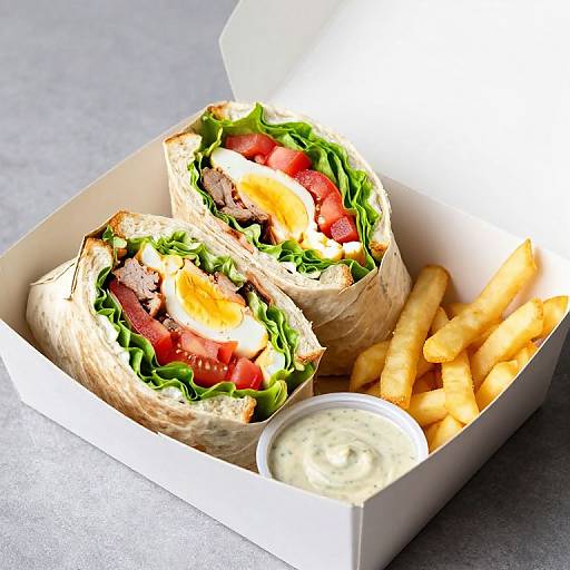 Vibrant Wrap Sandwich Lunch Box