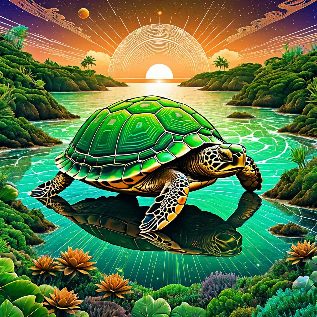 Wisdom of the Tortoise: Dreamy Art