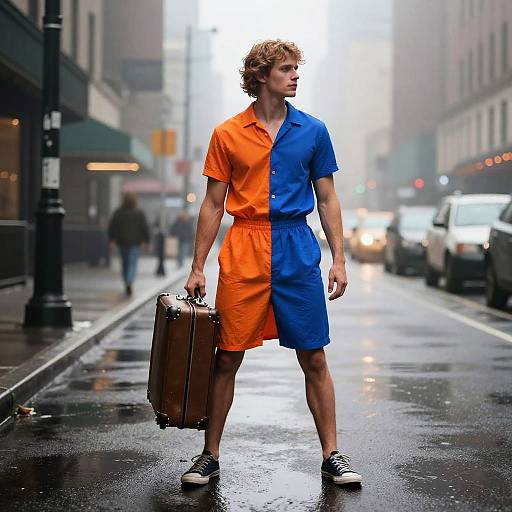 Foggy Art Deco New York Traveler