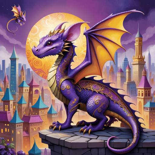 Whimsical Dragon Meets Mischievous Mouse Whimsical Dragon Meets Mischievous Mouse