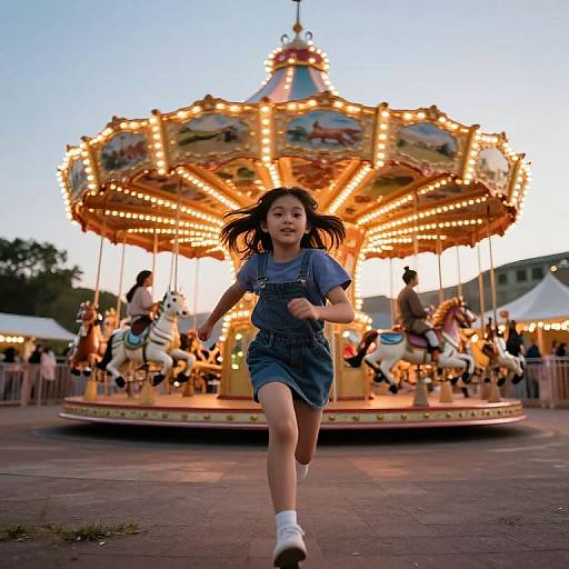 Dramatic Escape from Exploding Carousel