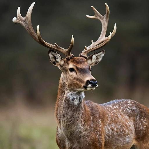 Serene Half-Deer Half-Woman Portrait