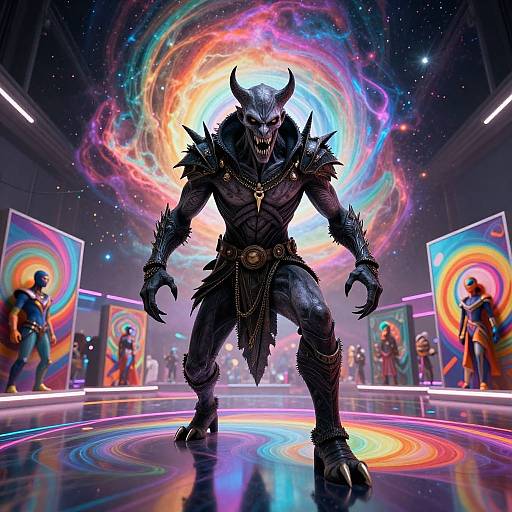 Epic Werewolf Lakhey Demon Art